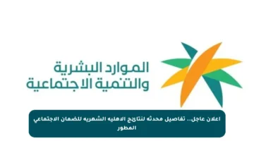 إعلان عاجل.. تفاصيل محدثة لنتائج الأهلية الشهرية للضمان الاجتماعي المطور